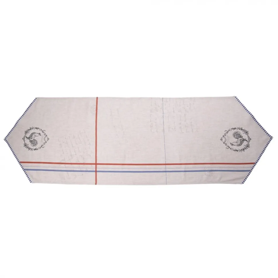 Bieżnik bawełniany kogut 50x160 cm komplet 2 szt.