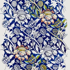 Bieżnik na stół granatowy rzeka Wey William Morris