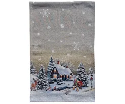 Bieżnik świąteczny zimowa noc 40x135 cm