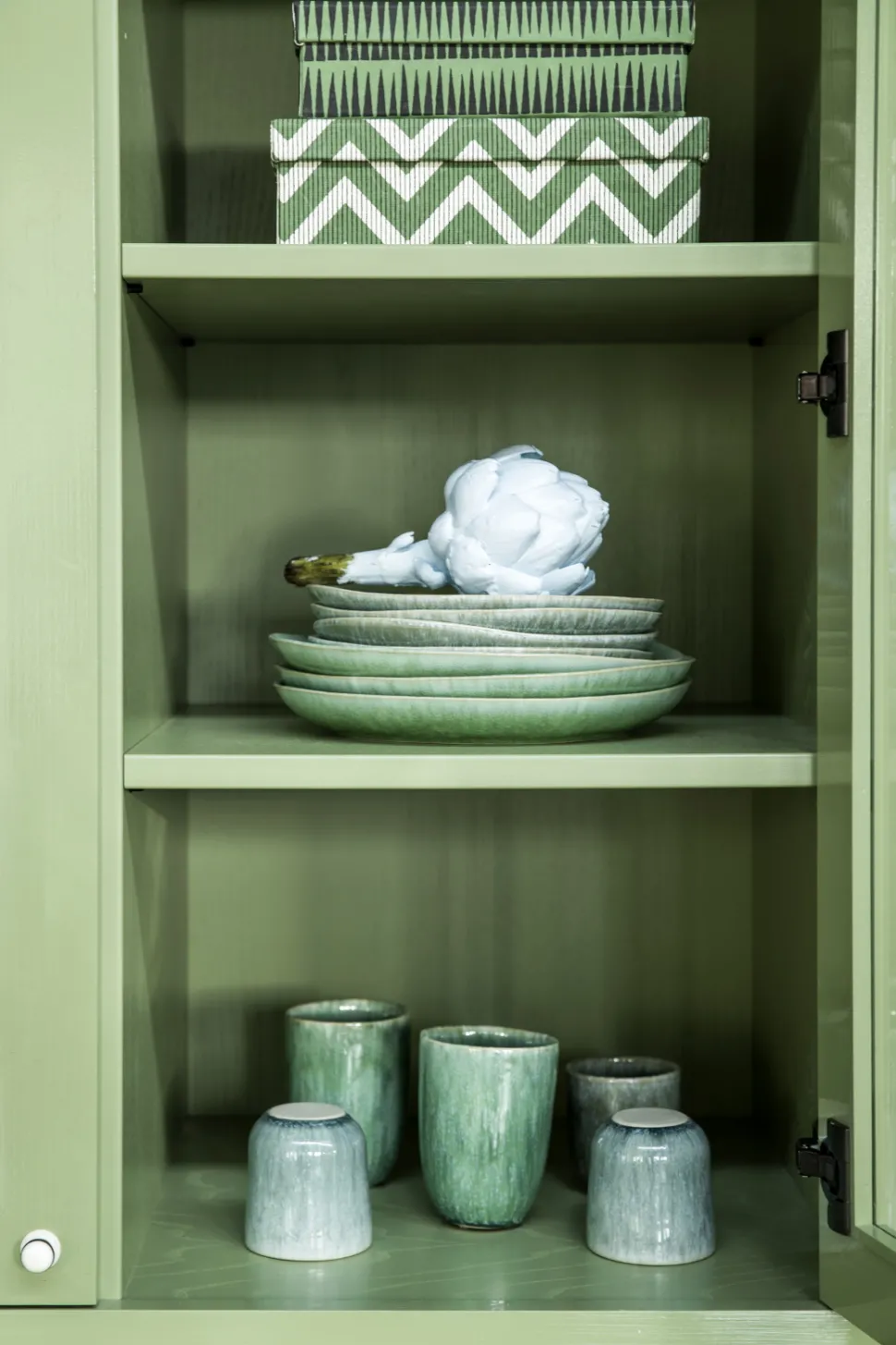 Ceramiczny kubek do kawy czarka Jazzy Aqua