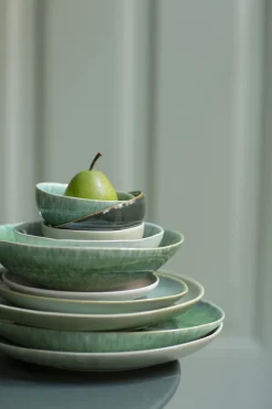 Ceramiczny talerz Jazzy Aqua