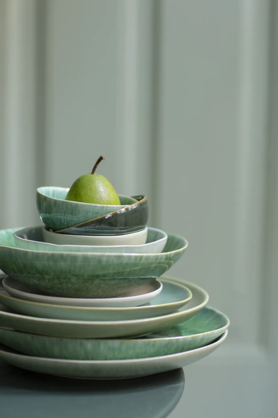 Ceramiczny talerz Jazzy Aqua