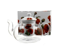 Dzbanek do herbaty z zaparzaczem 1000 ml polskie maki