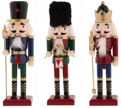 Dziadek do orzechów nutcracker figurka ozdoba świąteczna granatowy