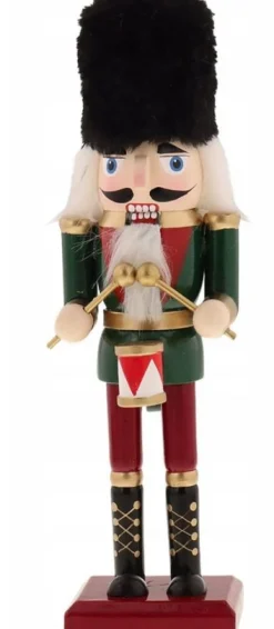 Dziadek do orzechów nutcracker figurka ozdoba świąteczna zielony