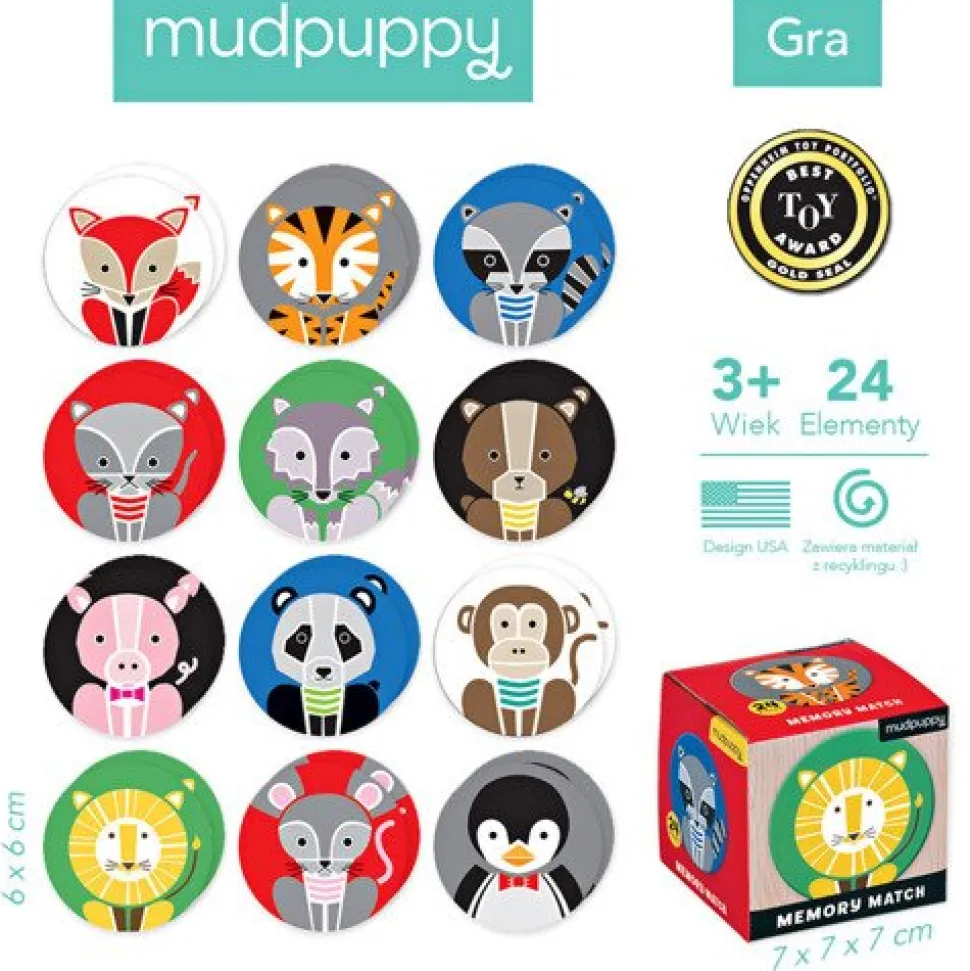 Gra Mini Memory Geometryczne zwierzęta