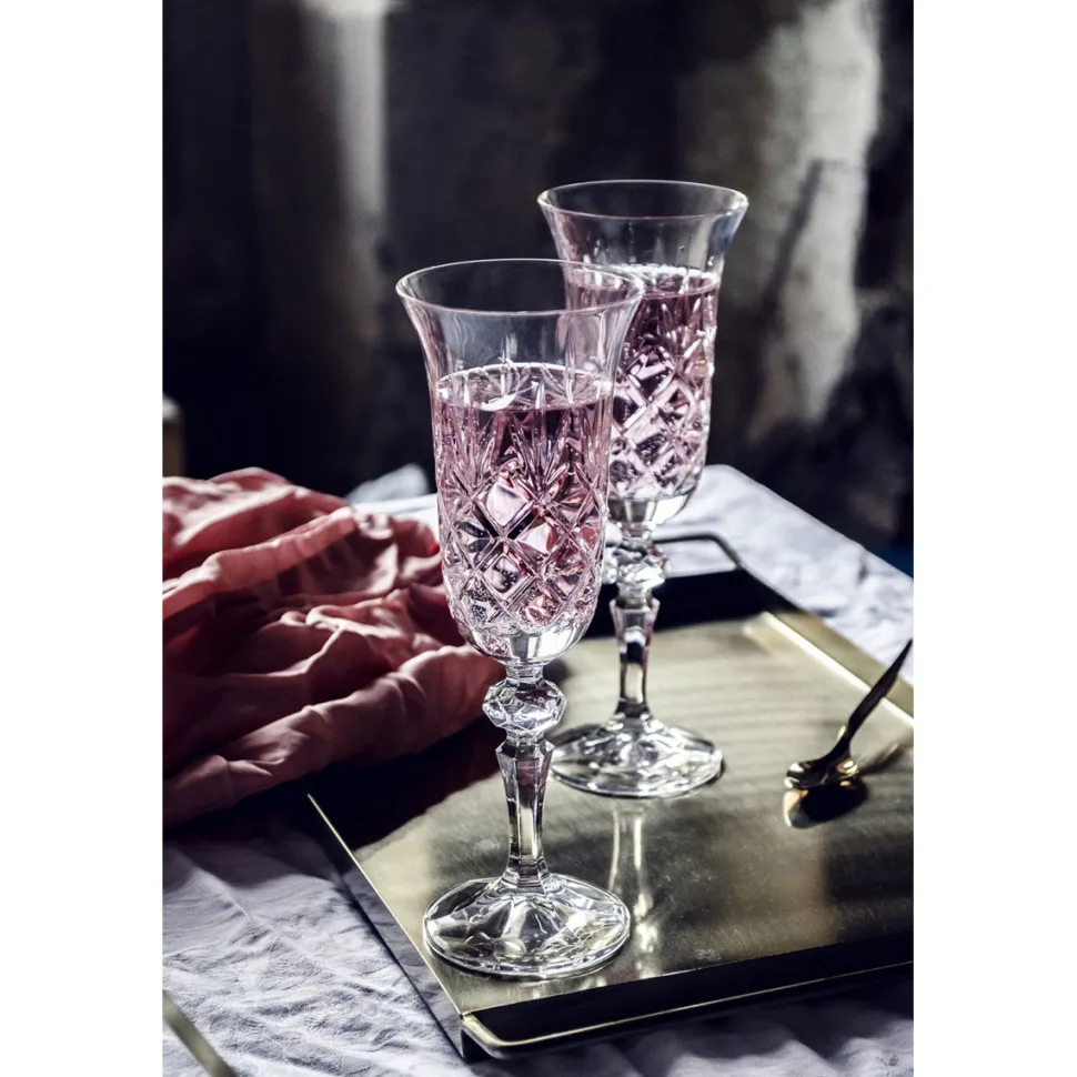 Kieliszki do szampana prosecco 6 sztuk Ananas