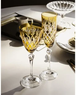 Kieliszki do szampana prosecco 4 sztuk kolorowe Ananas