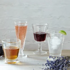 Kieliszki do wina Fleur de lys Lilijka La Rochere przezroczyste 240 ml 6 szt.
