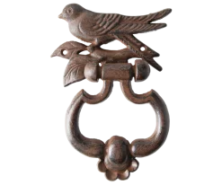Kołatka do drzwi ptaszek płaski Esschert design