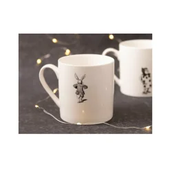 Kubek Porcelanowy Alicja w krainie czarów Królik w ozdobnym pudełku 350ml