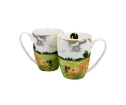 Kubki porcelanowe Monet Pole maków komplet 2 szt.
