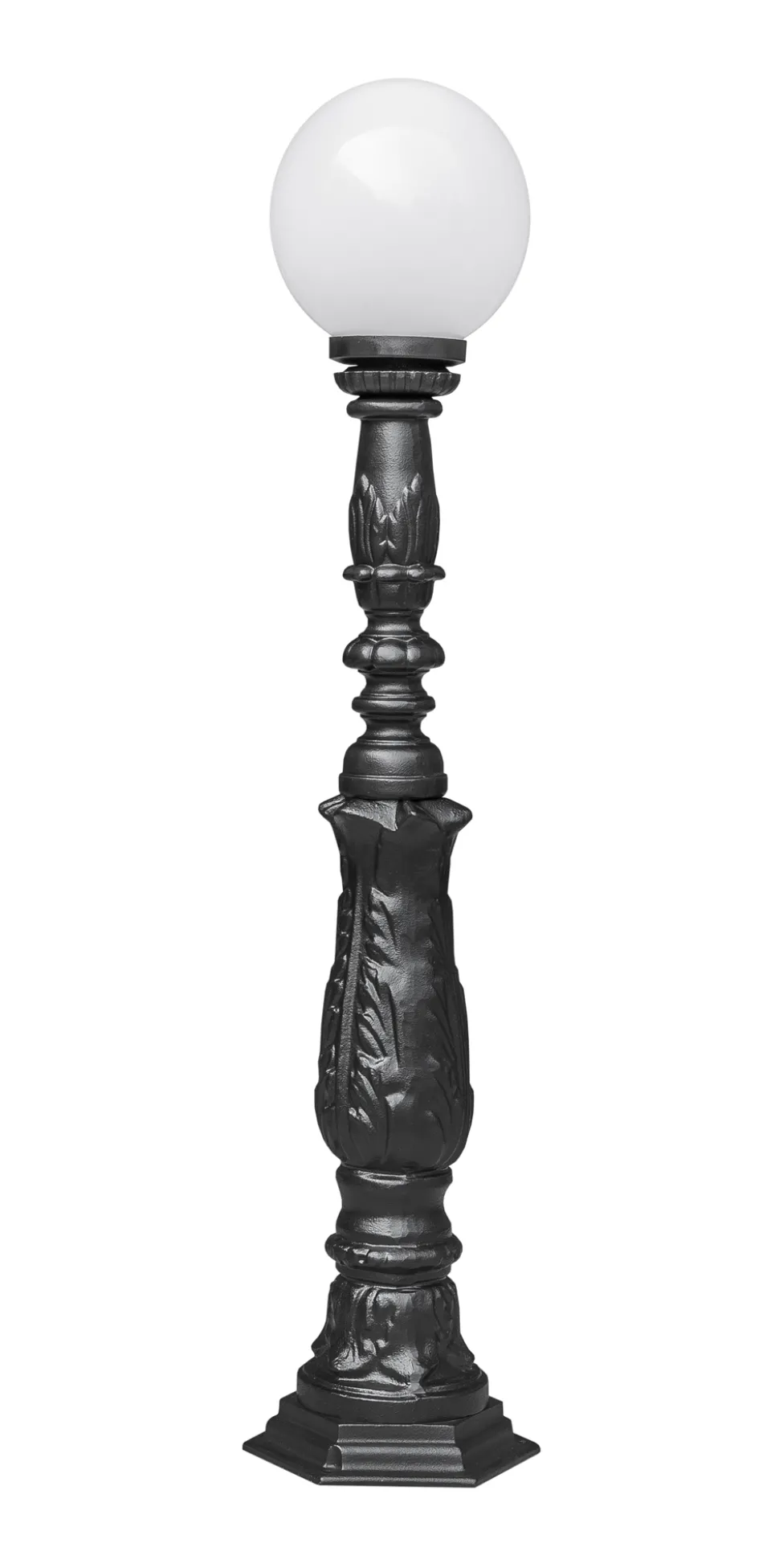 Lampa ogrodowa stojąca kula lampa zewnętrzna żeliwna 20fi 109cm