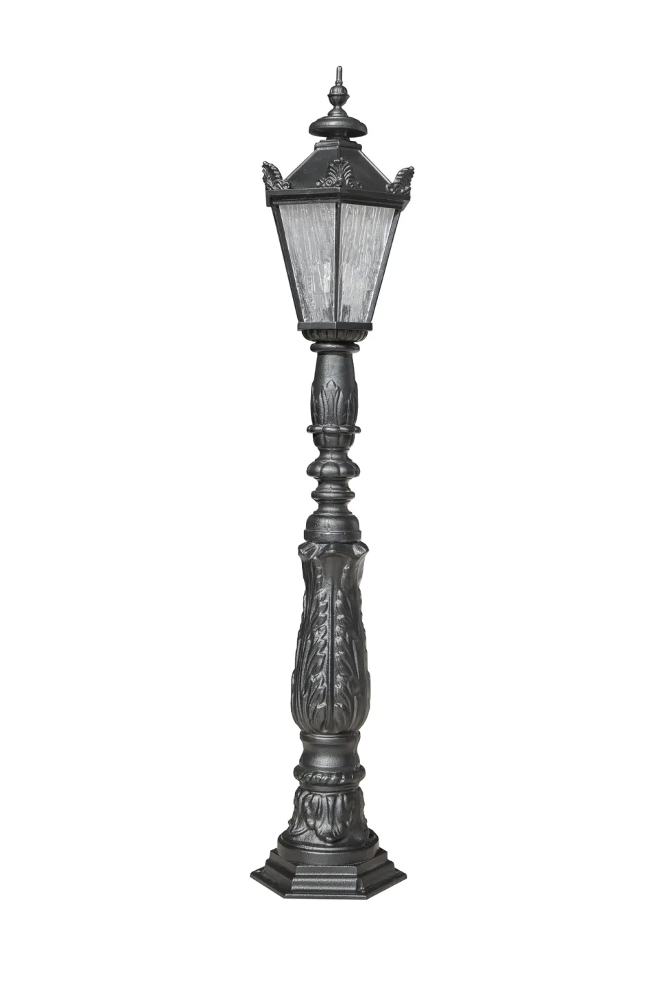 Lampa ogrodowa stojąca lampion lampa zewnętrzna żeliwna 123cm