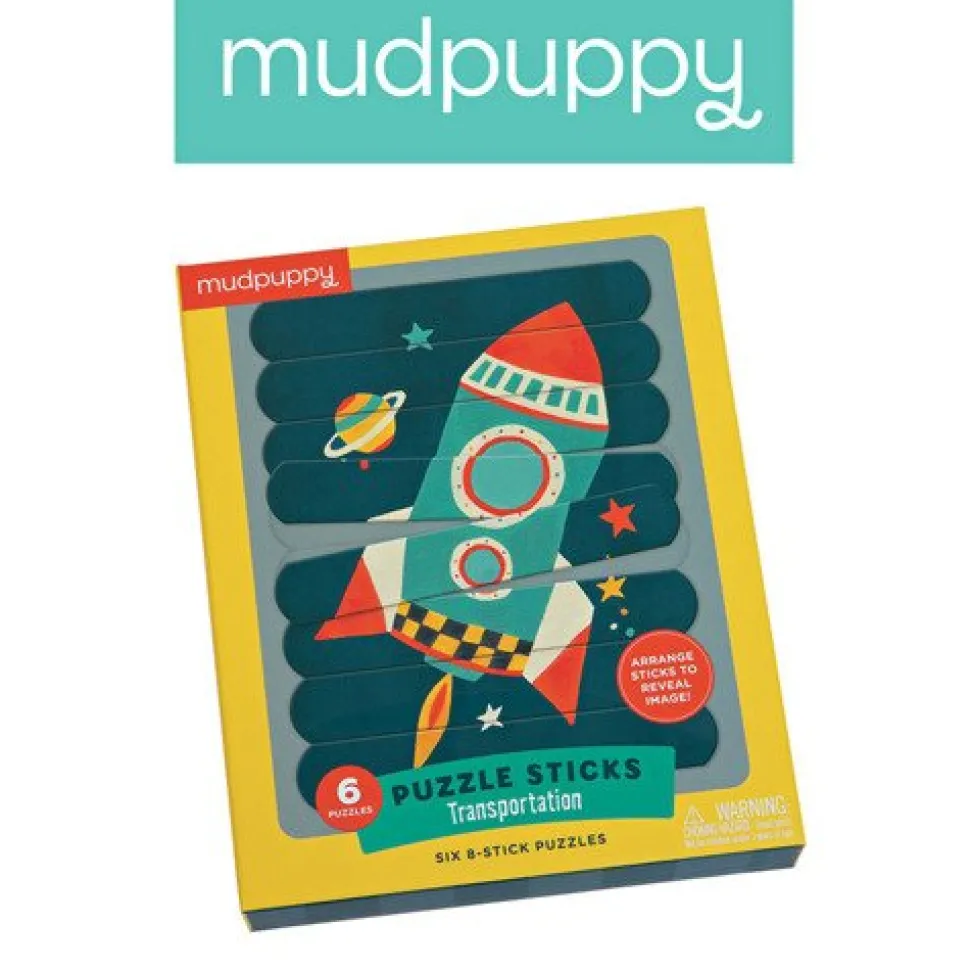 Mudpuppy. Puzzle środki transportu