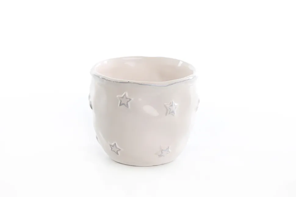 Osłonka ceramiczna gwiazdy ozdoba świąteczna
