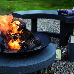 Palenisko ogrodowe metalowe kamienne grill