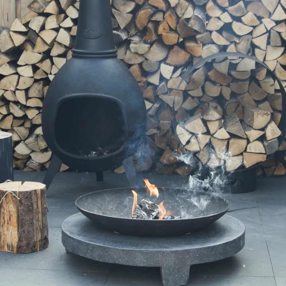 Palenisko ogrodowe metalowe kamienne grill