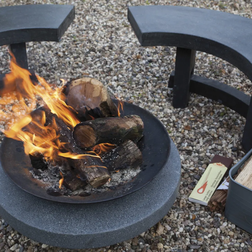 Palenisko ogrodowe metalowe kamienne grill
