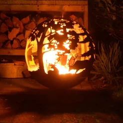 Palenisko ogrodowe metalowe jelenie