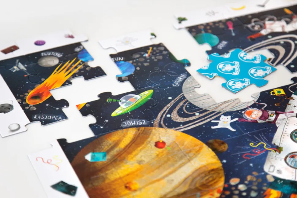 Puzzle obserwacyjne Kosmos dla dzieci 4+ CZU CZU