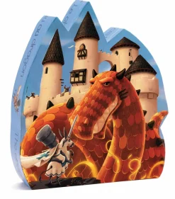 Puzzle smok zamek 4+ Djeco