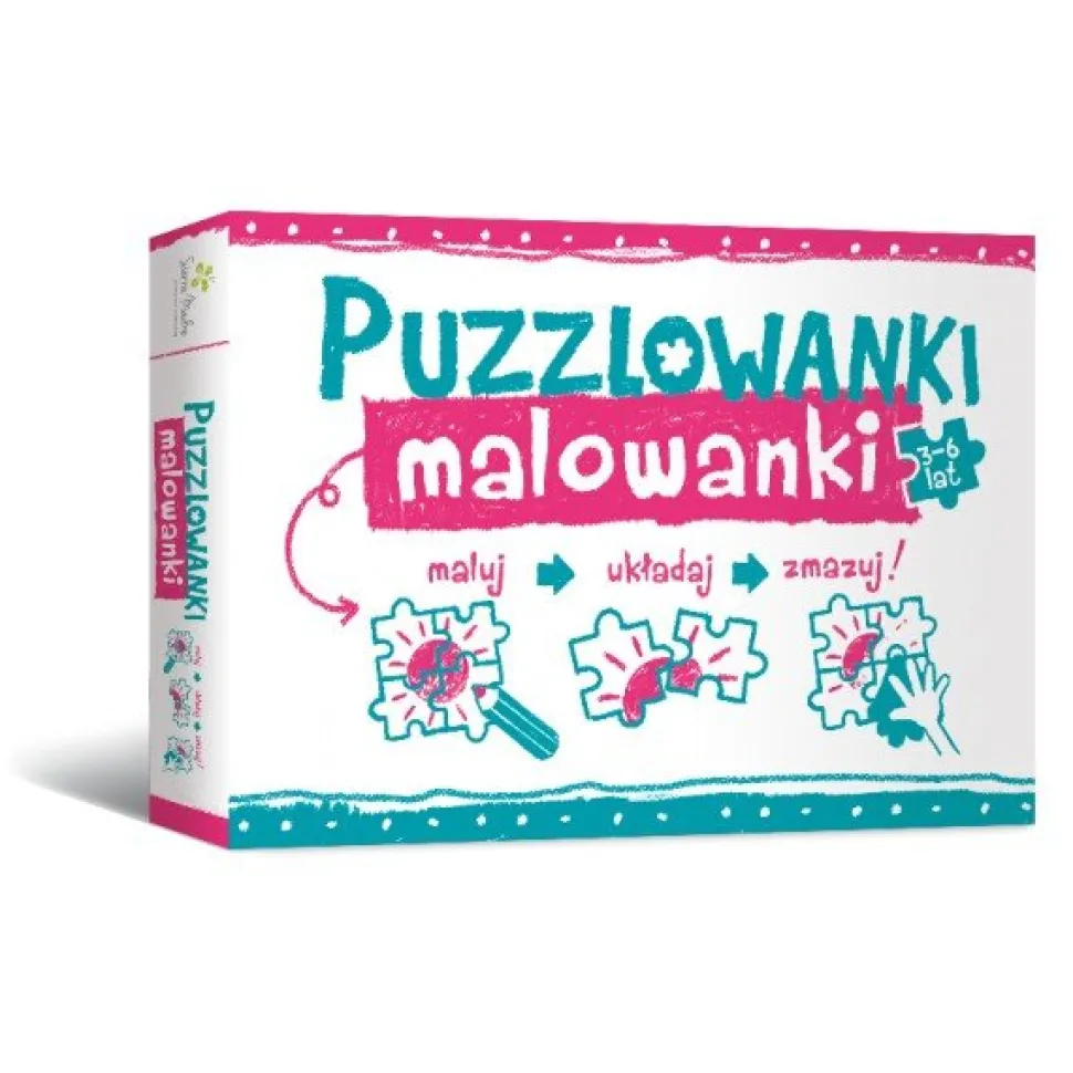 Puzzlowanki Malowanki. Maluj, układaj, zmazuj!