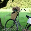 Stojak na rowery metalowy postarzany Chic Antique