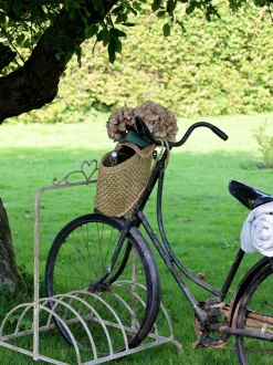 Stojak na rowery metalowy postarzany Chic Antique