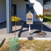Słupek do domku dla owadów średni antracyt