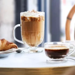 Szklanka do latte z uchem Flore 270 ml 6 szt.
