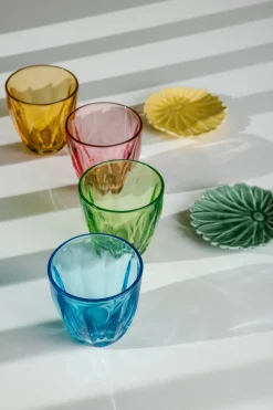 Szklanka Lily komplet 4 szt. szklanki kolorowe 250 ml