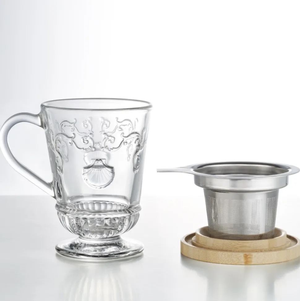 Szklanka zaparzacz do herbaty Versailles Wersal Muszla 240 ml