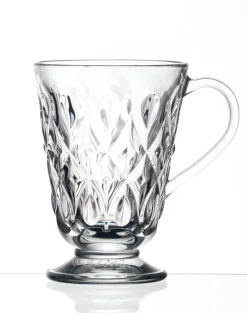 Szklanki do herbaty z uchem Lyonnais La Rochere przezroczyste 260 ml 6 szt.