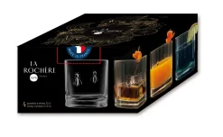 Szklanki do Whisky komplet 4 szt. Abeille Pszczoła La Rochere 300 ml