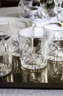 Szklanki kryształowe do whisky 6 sztuk Młynek