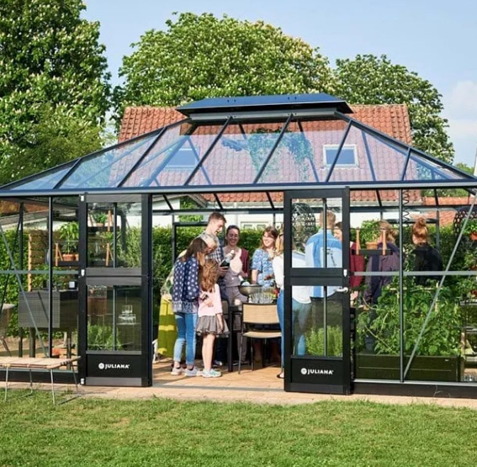 Szklarnia ogrodowa oranżeria Grand Oase (18,8 m2; 5,11 x 3,68 x 2,79 m)