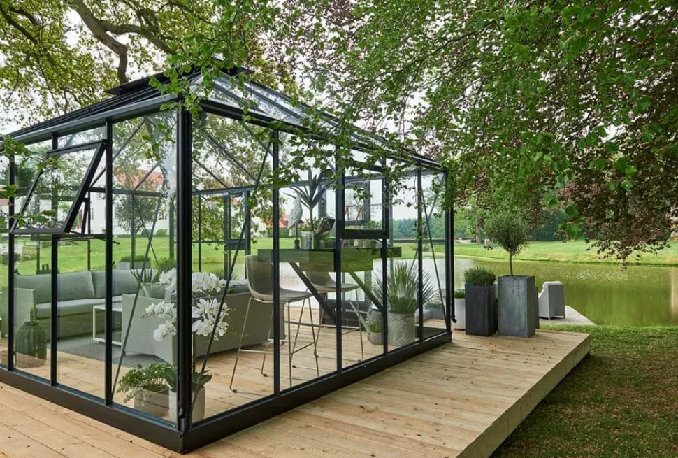 Szklarnia ogrodowa oranżeria Grand Oase (18,8 m2; 5,11 x 3,68 x 2,79 m)