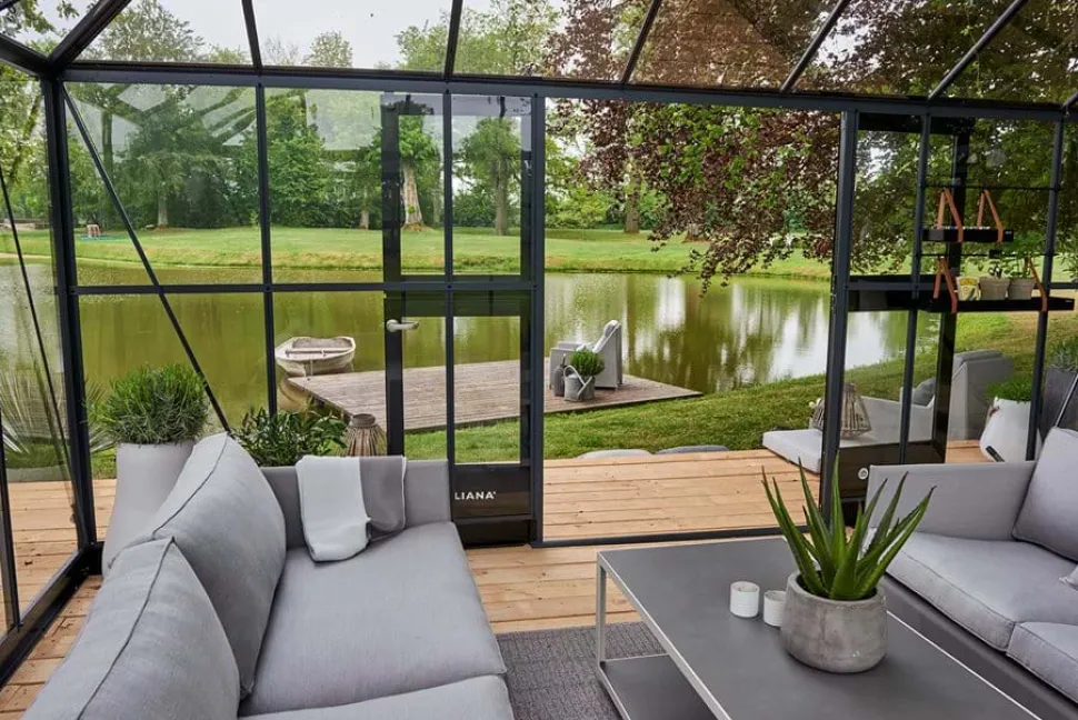 Szklarnia ogrodowa oranżeria Grand Oase (18,8 m2; 5,11 x 3,68 x 2,79 m)