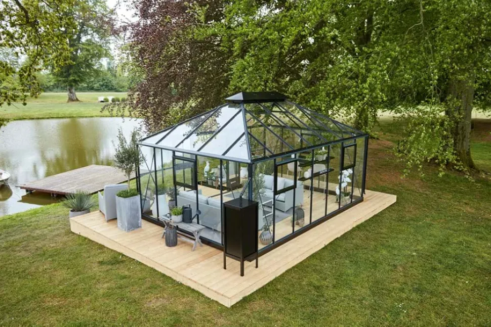 Szklarnia ogrodowa oranżeria Grand Oase (18,8 m2; 5,11 x 3,68 x 2,79 m)