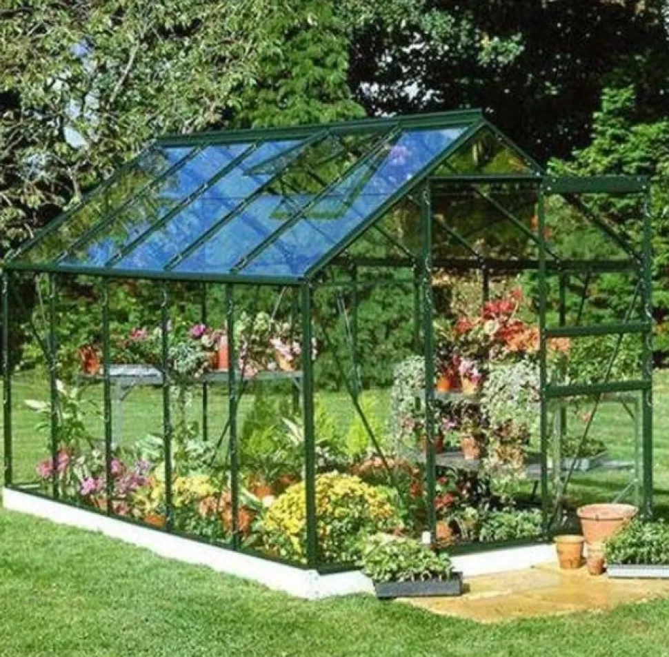 Szklarnia ogrodowa Popular 106 zielona (6,3 m2; 1,93 x 3,17 x 1,95 m)