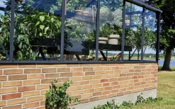 Szklarnia ogrodowa Premium Dwarf Wall (13 m2; 4,39 x 2,96 x 2,67 m)