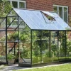 Szklarnia ogrodowa QUBE 610 czarna (6,4 m2, 1,98 x 3,13 m)