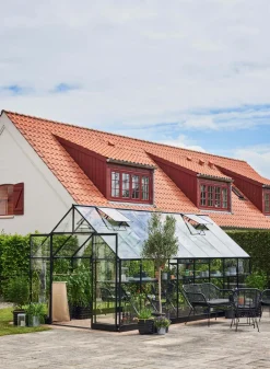 Szklarnia ogrodowa QUBE 816 (13 m2; 4,98 x 2,51x2,46m)