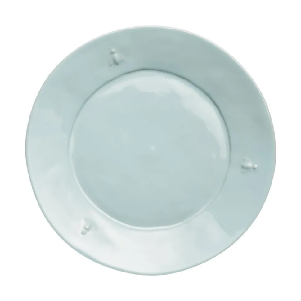Talerz Ceramiczny Pszczoła Błękitny La Rochere komplet 4 szt. 27 cm