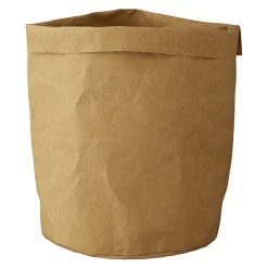 Torba papierowa dekoracyjna naturalna osłonka na doniczkę 25 cm