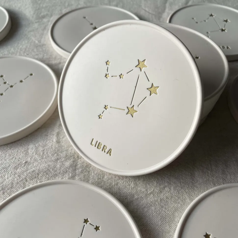 Waga Libra podstawka pod świecę znaki zodiaku