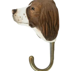Wieszak do przedpokoju drewniany ręcznie robiony Spaniel